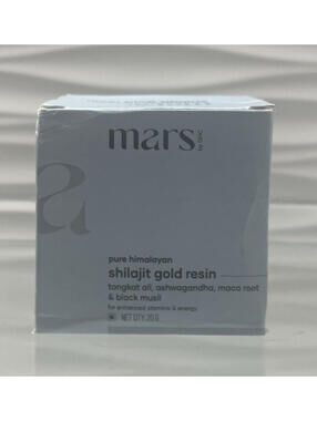 MARS by GHC Pure Himalayan Shilajit Gold Resin - 20G -NIB